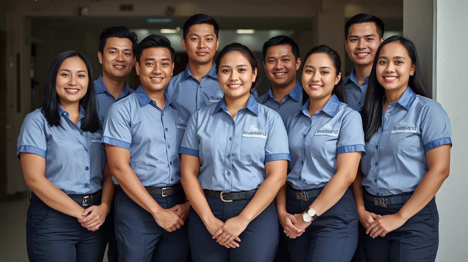 Blue Island cleaning team
